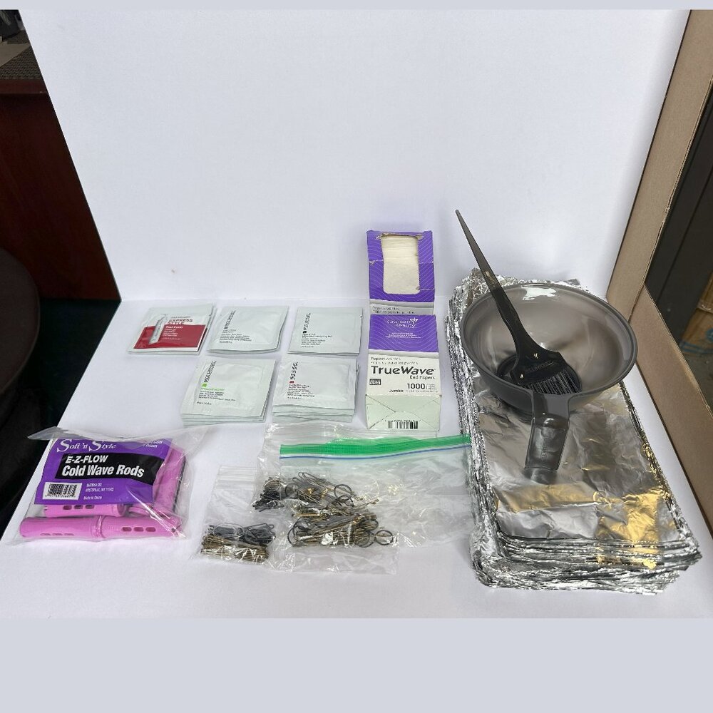 Hair Styling & Coloring Supplies Bundle